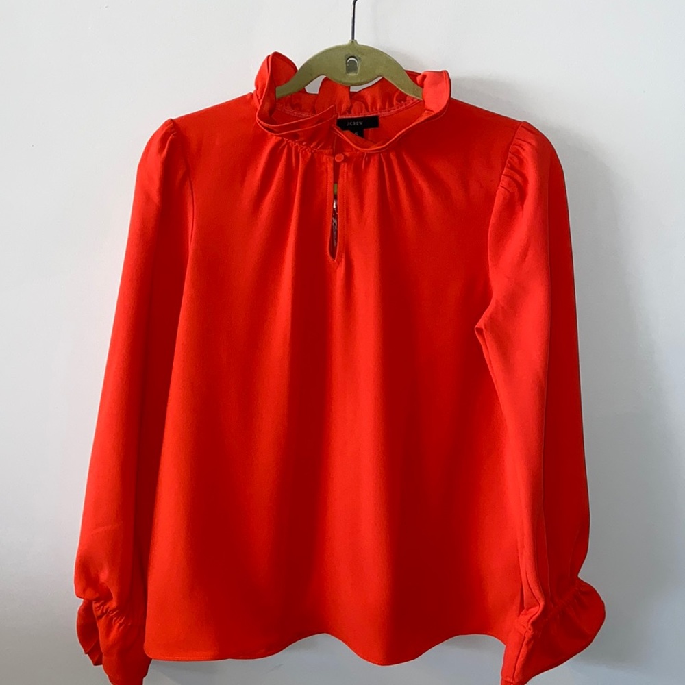 J Crew Size Small Blouse. New with tags & extra button